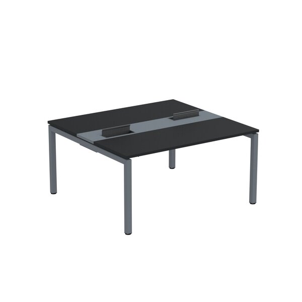 Estação De Trabalho Mesa Plataforma Escritório Dupla Para 2 P