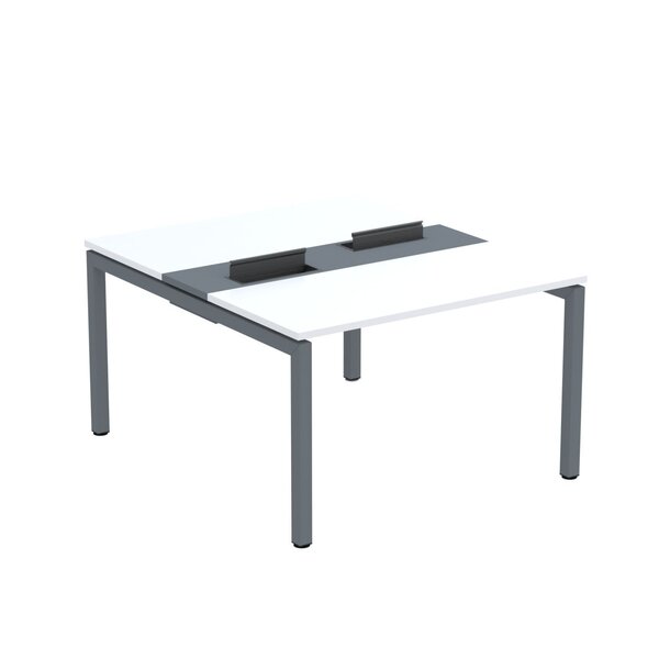 Estação De Trabalho Mesa Plataforma Escritório Dupla Para 2 P