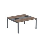 Estação De Trabalho Mesa Plataforma Escritório Dupla Para 2 P