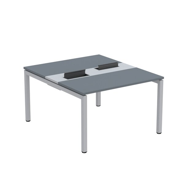 Estação De Trabalho Mesa Plataforma Escritório Dupla Para 2 P