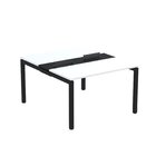 Estação De Trabalho Mesa Plataforma Escritório Dupla Para 2 P