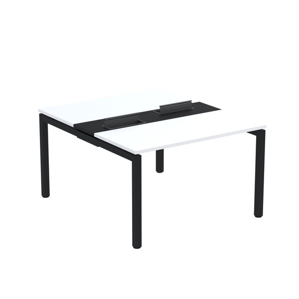 Estação De Trabalho Mesa Plataforma Escritório Dupla Para 2 P