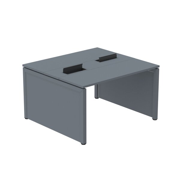 Estação De Trabalho Mesa Plataforma Escritório Dupla Para 2 P