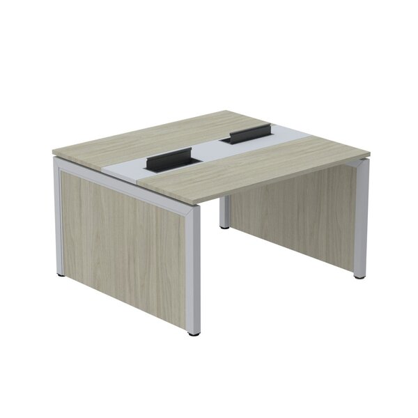 Estação De Trabalho Mesa Plataforma Escritório Dupla Para 2 P