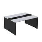 Estação De Trabalho Mesa Plataforma Escritório Dupla Para 2 P