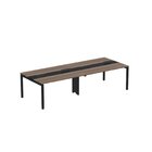 Estação De Trabalho Mesa Plataforma Escritório Dupla Para 4 P