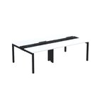 Estação De Trabalho Mesa Plataforma Escritório Dupla Para 4 P