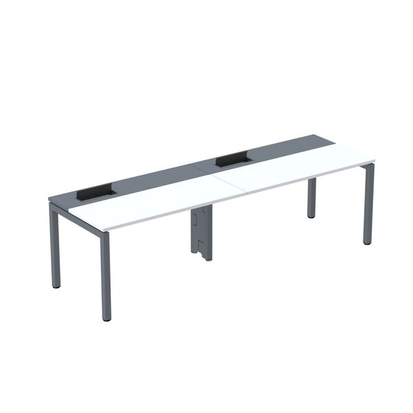 Estação De Trabalho Mesa Plataforma Escritório Para 2 Pessoas