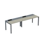 Estação De Trabalho Mesa Plataforma Escritório Para 2 Pessoas