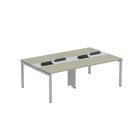 Estação De Trabalho Mesa Plataforma Escritório Para 4 Pessoas