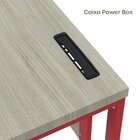 Estação De Trabalho Mesa Plataforma Escritório Tubular Para 1