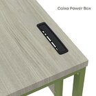 Estação De Trabalho Mesa Plataforma Escritório Tubular Para 1