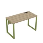 Estação De Trabalho Mesa Plataforma Escritório Tubular Para 1