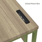 Estação De Trabalho Mesa Plataforma Escritório Tubular Para 1