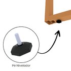 Estação De Trabalho Mesa Plataforma Escritório Tubular Para 1