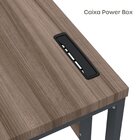 Estação De Trabalho Mesa Plataforma Escritório Tubular Para 1