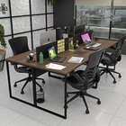 Estação De Trabalho Mesa Plataforma Industrial 4 Lugares Offi