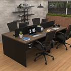 Estação De Trabalho Mesas 120x60cm 4 Lugares C/ Gav Netmobil