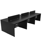 Estação De Trabalho Mesas 120x60cm 6 Lugares C/ Gav Netmobil