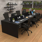 Estação De Trabalho Mesas 120x60cm 6 Lugares C/ Gav Netmobil