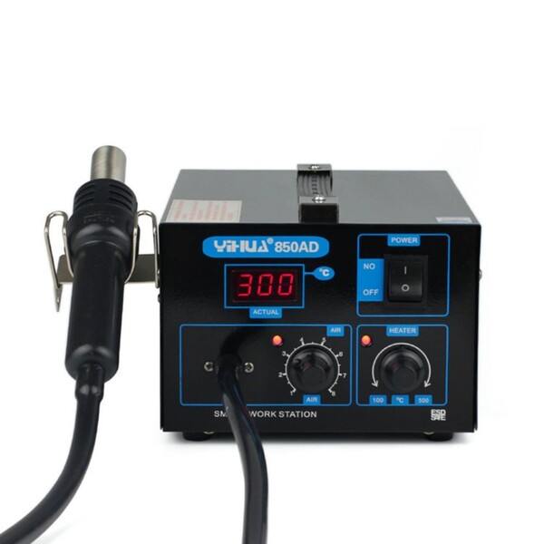 Estação Solda 850ad Retrabalho Soprador Ar Quente Yihua 220v