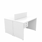 Estação Trabalho Plataforma 120x60 2 Lugares C/gav Netmobil