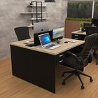 Estação Trabalho Plataforma 120x60 2 Lugares Com 2 Gavetas Ca