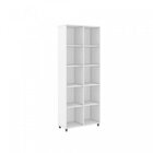 Estante 10 Nichos Caracol Esm225 186cmx74cm  Branco