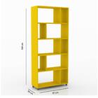 Estante 10 Nichos Esm 212 - Amarelo