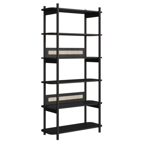 Estante 180 Cm 6 Prateleiras Pes Madeira Oslo 27965 Artesano