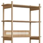 Estante 180 Cm 6 Prateleiras Pes Madeira Oslo 27965 Artesano