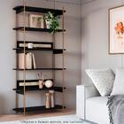 Estante 180 Cm 6 Prateleiras Pes Metal Oslo 28965 Artesano