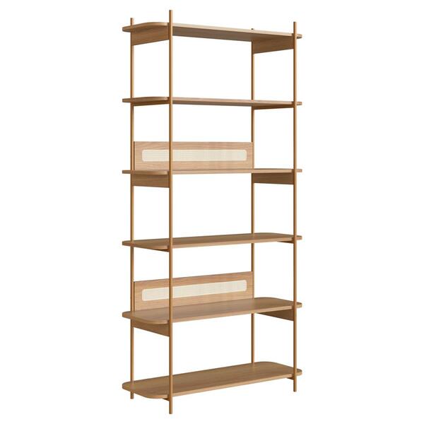 Estante 180 Cm 6 Prateleiras Pes Metal Oslo 28965 Artesano