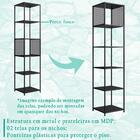 Estante 180 Cm Estilo Industrial Com Tela P1023 Pp