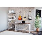 Estante 185x36  Branco/nogal