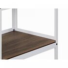 Estante 185x36  Branco/nogal