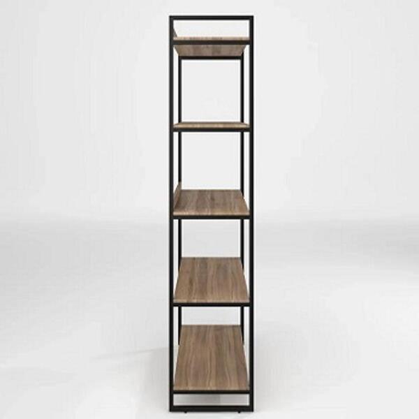 Estante 190x80cm Organização 5 Prateleiras Madeira Industrial