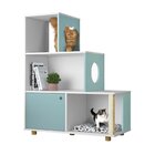 Estante 1 Gaveta 3 Prateleiras 1 Arranhador Espaço Pet Siames