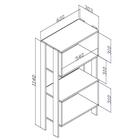Estante 2 Nichos Retrô
