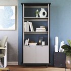 Estante 2 Portas 3 Prateleiras Mdp 12mm Preto/fendi