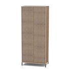 Estante 2 Portas 3 Prateleiras Santa Mônica Castanho