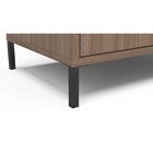 Estante 2 Portas 3 Prateleiras Santa Mônica Castanho