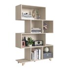 Estante 2 Portas 4 Nichos Be Mobiliário Nature/verde