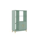 Estante 2 Portas 5 Prateleiras Legno  Oliva