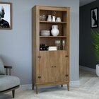 Estante 2 Portas Baixas Colonial  Freijó