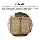 Estante 2 Portas Com Pintura Palha, Livreiro Multiuso Trama