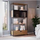 Estante 2 Portas Em Aço E 1 Gaveta York Artesano