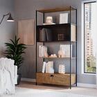 Estante 2 Portas Em Aço E 1 Gaveta York Artesano