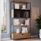 Estante 2 Portas Em Aço E 1 Gaveta York Artesano