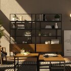 Estante 2 Portas Industrial P&c Artemobili Preto/garapa